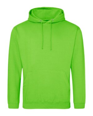 sweat à capuche couleur vert alien personnalisable