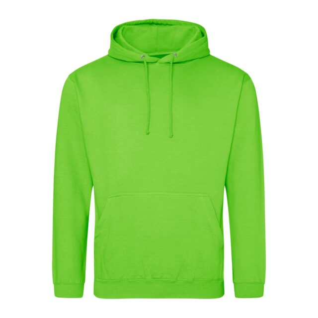 sweat à capuche couleur vert alien personnalisable