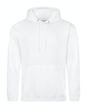 sweat à capuche couleur blanc arctique personnalisable