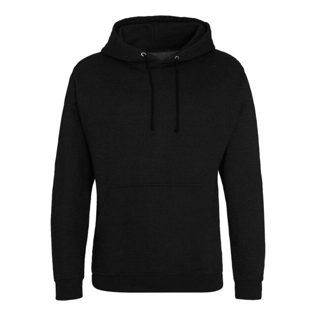 sweat à capuche noir fumée personnalisable