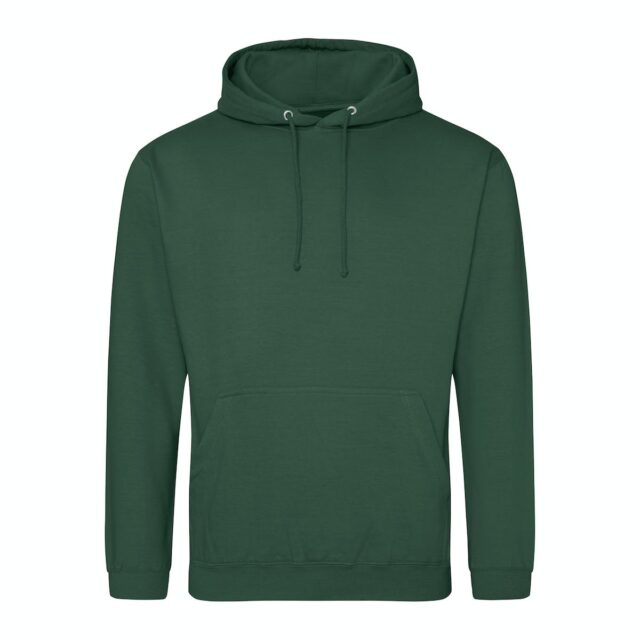 sweat à capuche couleur vert bouteille personnalisable