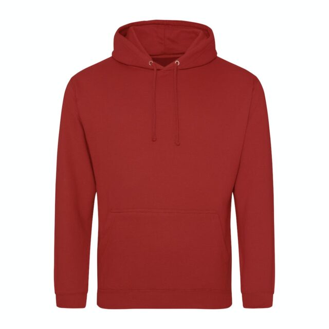 sweat à capuche couleur briques personnalisable