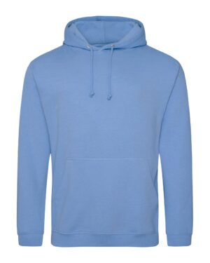sweat à capuche couleur bleuet personnalisable