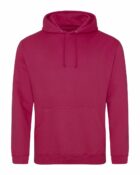 Sweat à capuche couleur rouge canneberge personnalisable