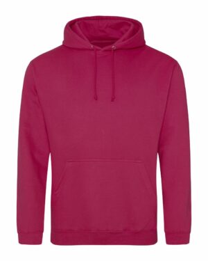 Sweat à capuche couleur rouge canneberge personnalisable