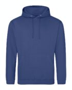 sweat capuche couleur bleu jean personnalisable