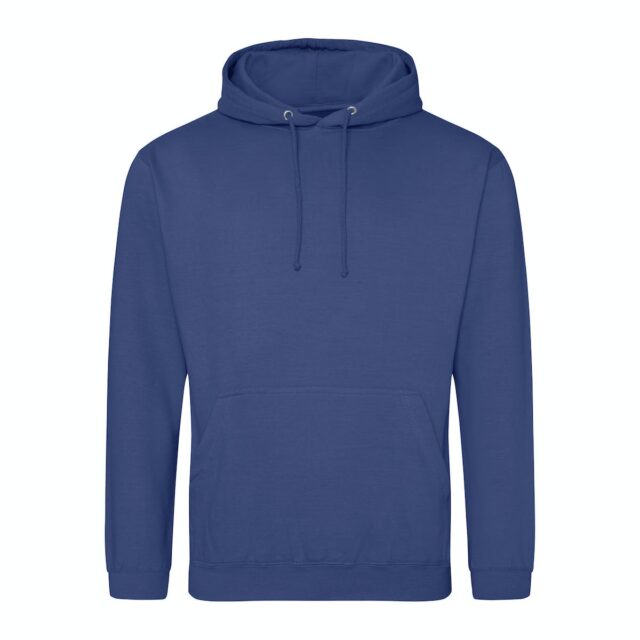 sweat capuche couleur bleu jean personnalisable