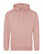 sweat capuche couleur rose poudrée personnalisable