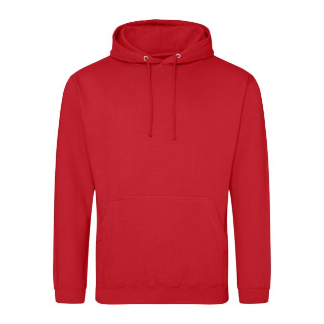 sweat capuche couleur rouge flamme personnalisable