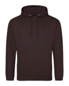 sweat capuche couleur chocolat chaud personnalisable