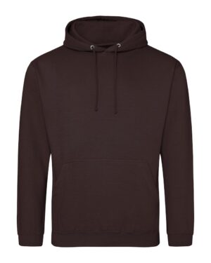 sweat capuche couleur chocolat chaud personnalisable