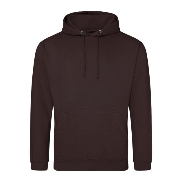 sweat capuche couleur chocolat chaud personnalisable