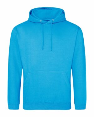 sweat capuche couleur bleu hawaïi