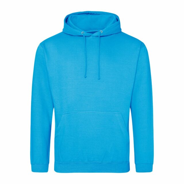 sweat capuche couleur bleu hawaïi