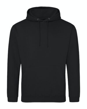 sweat capuche noir profond personnalisable