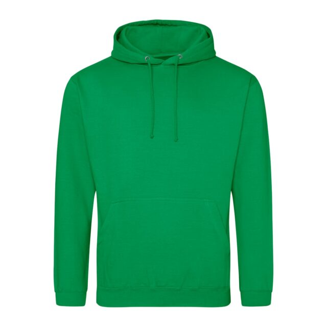 sweat capuche vert kelly personnalisable