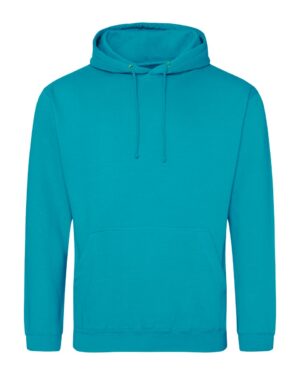 sweat-bleu-lagon-capuche-floccage