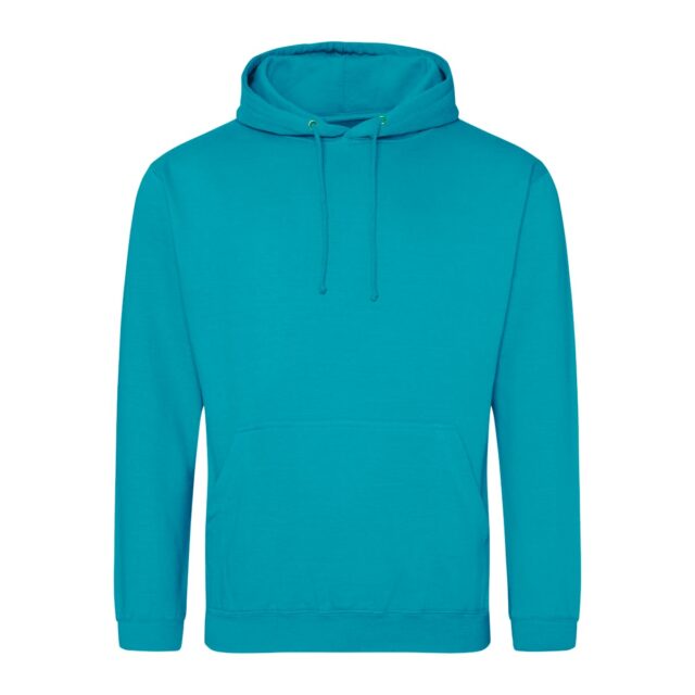 sweat-bleu-lagon-capuche-floccage