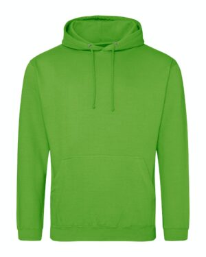 sweat à capuche couleur vert citron personnalisable