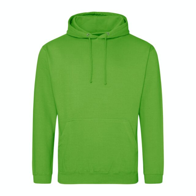 sweat à capuche couleur vert citron personnalisable