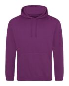 sweat à capuche couleur magenta personnalisable