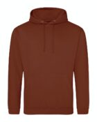 sweat-rouge-poussière-capuche-personnalisé