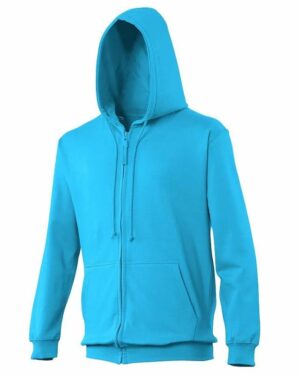 sweat à capuche couleur bleu hawai