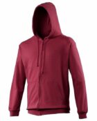 sweat à capuche couleur bordeaux