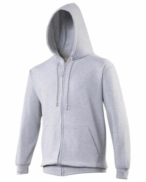 sweat à capuche couleur gris chiné