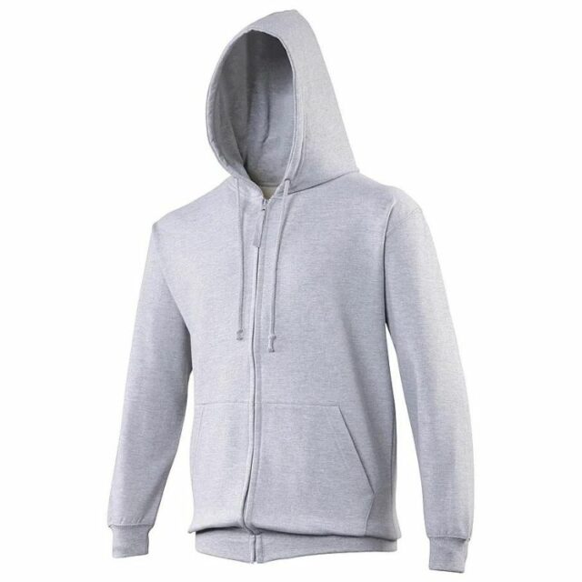 sweat à capuche couleur gris chiné