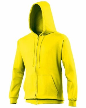 sweat à capuche couleur jaune soleil