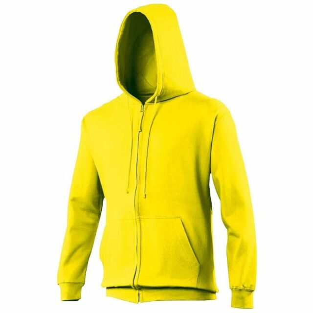 sweat à capuche couleur jaune soleil