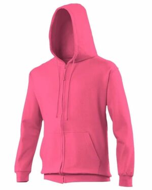 sweat à capuche couleur rose vif