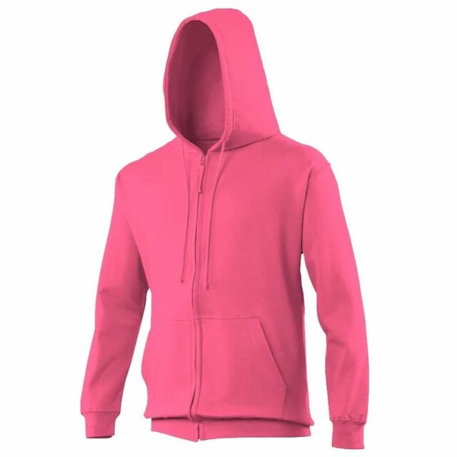 sweat à capuche couleur rose vif