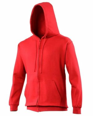 sweat à capuche couleur rouge vif