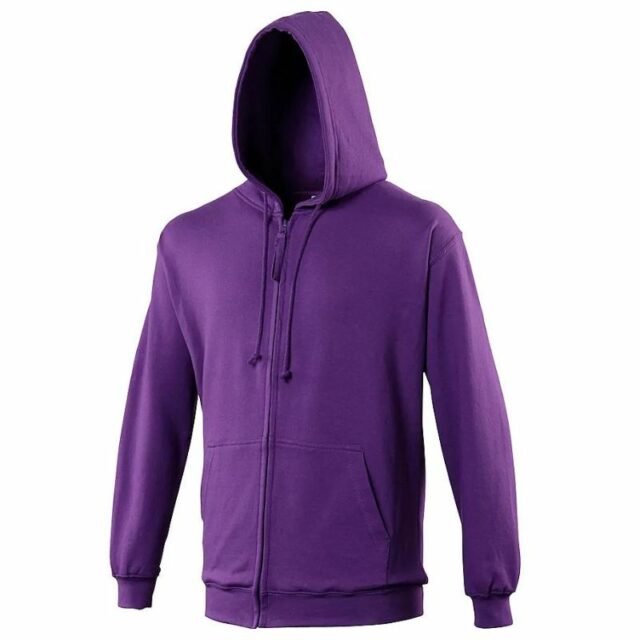 sweat à capuche violet