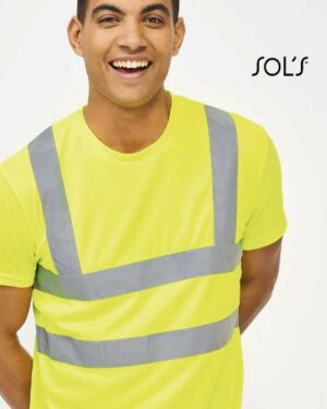 t-shirt réfléchissant Sol's mercure