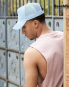 BC640 casquette pastel bleu