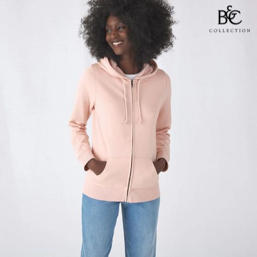 Sweat zippé organic B&C femme BA02F