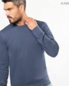 sweat col rond éco responsable bordeaux