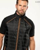 bodywarmer noir et rouge