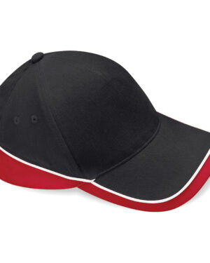 Black classic red white