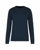 sweat col rond éco responsable enfant bleu navy