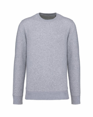 sweat col rond éco responsable enfant gris