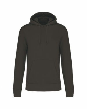 sweat capuche éco responsable homme gris foncé