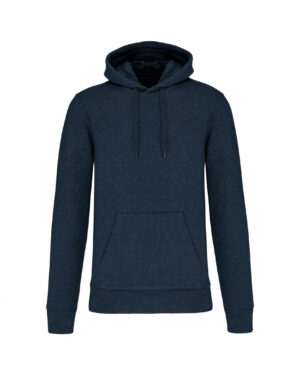 sweat capuche éco responsable homme navy french bleu