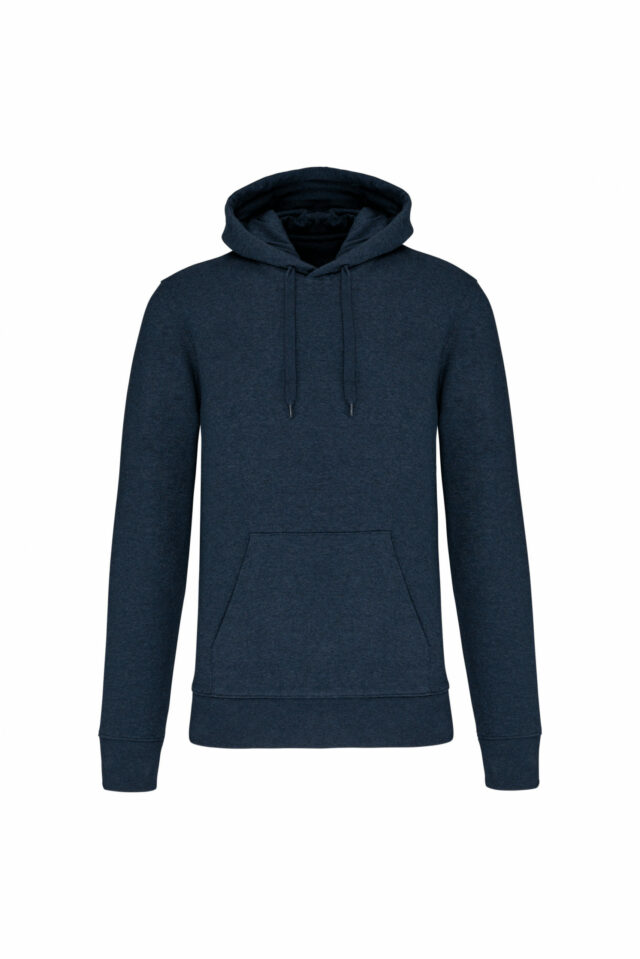 sweat capuche éco responsable homme navy french bleu