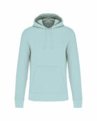 sweat capuche éco responsable homme menthe glacée