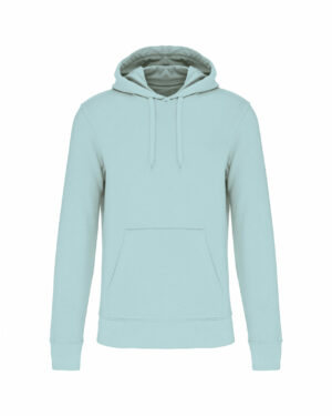 sweat capuche éco responsable homme menthe glacée