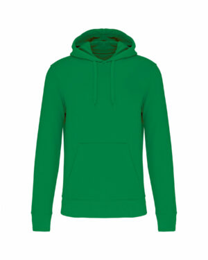 sweat capuche éco responsable homme vert kelly